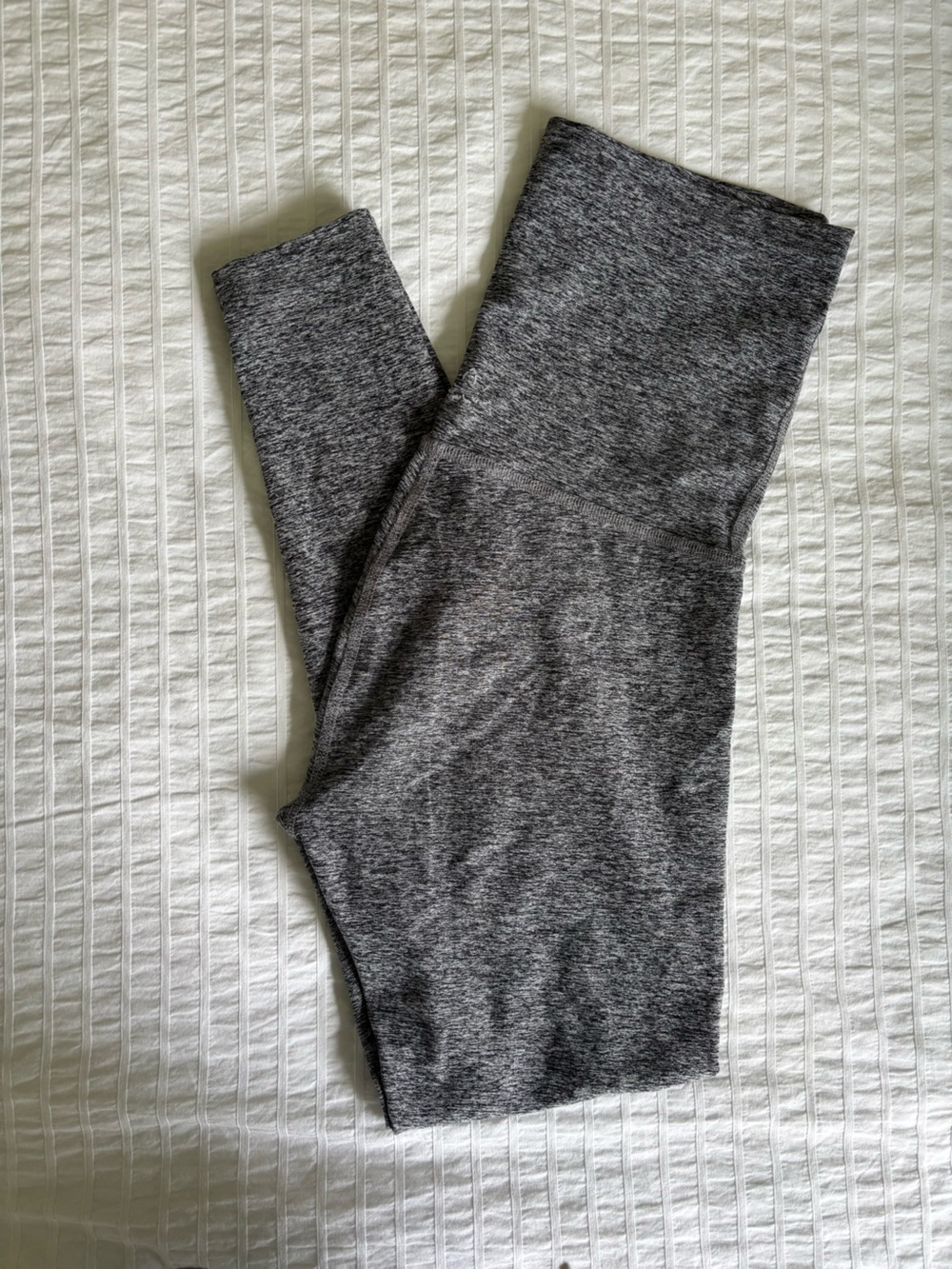 Beyond the Bump High-Waist Maternity Leggings in Heather Gray